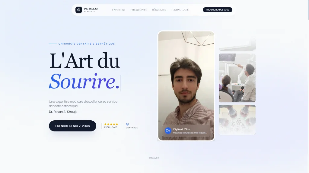 DR RAYAN AL KHOUJA — Landing Page par OTIKA